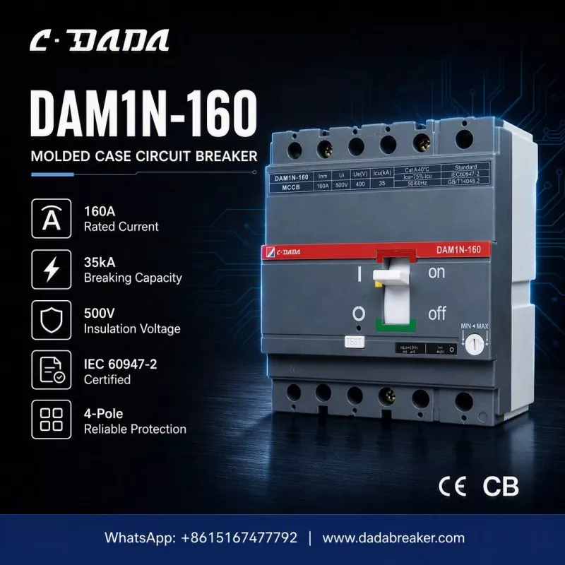 Sare industrialen doitasun-babesa: C·DADA DAM1N-160 MCCB